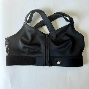 SheFit FLEX Sports bra Black Rose Gold Marble